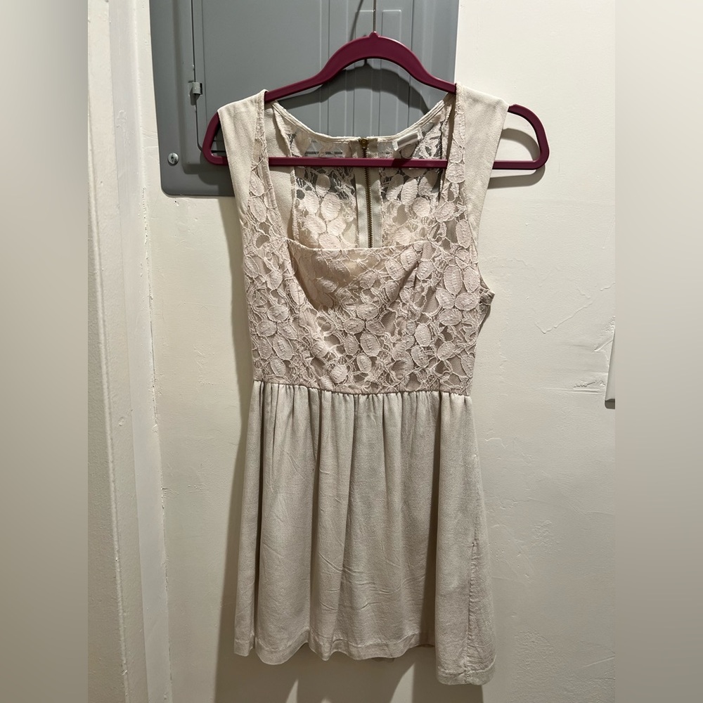 Cream dress